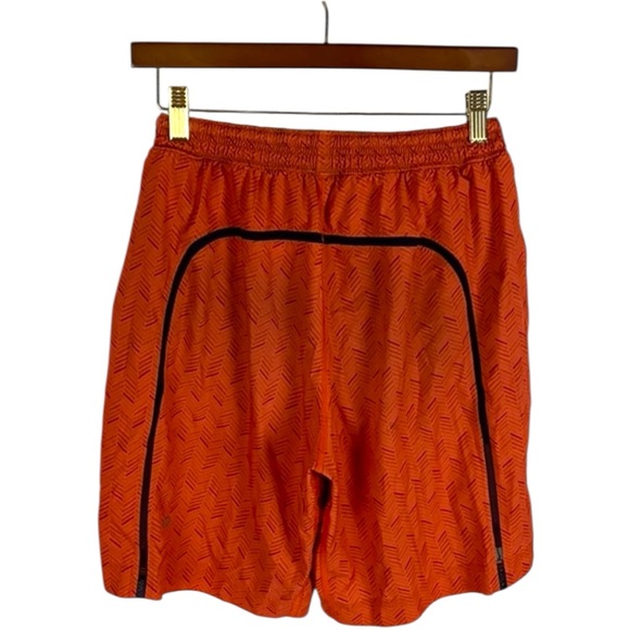 LULULEMON Men's Size Small Orange Pace Breaker Lined Athletic Shorts 7” - Picture 4 of 6